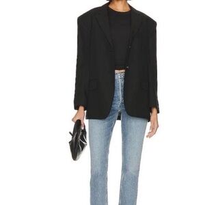 NWT AGOLDE Riley Long High Rise Straight Jeans in Quiver, Size 25